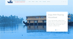 Desktop Screenshot of keralahouseboatbooking.com